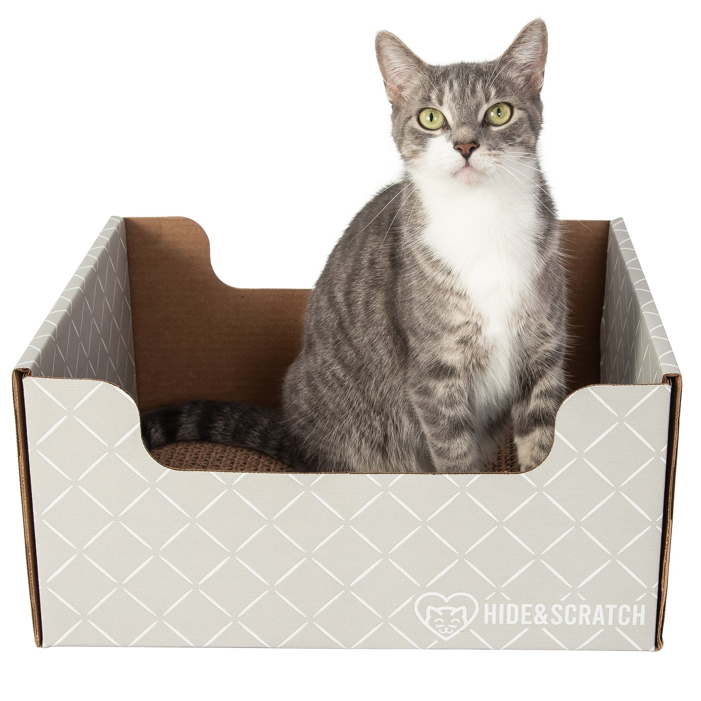 Hide & Scratch Extra-Large Cat Scratcher Box